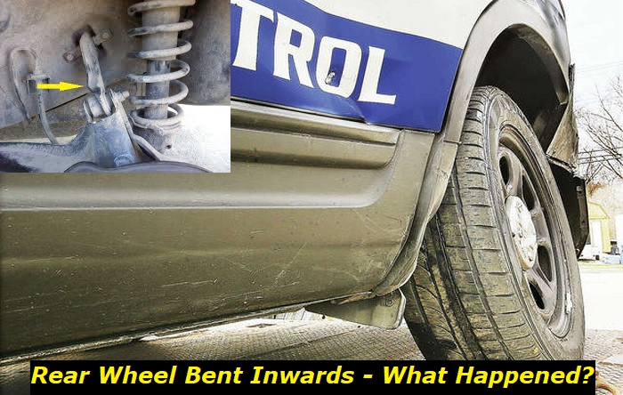 rear wheel drive bent inwards